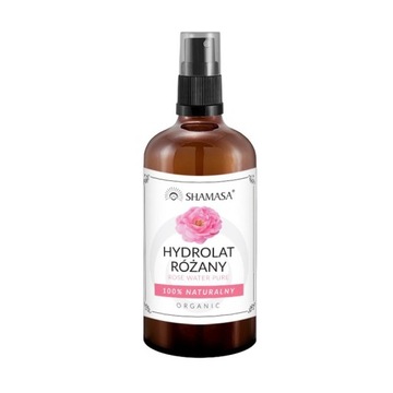 WODA RÓŻANA HYDROLAT 100% NATURALNY ORGANIC 100ML