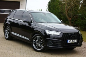 Audi Q7 II SUV 3.0 TDI 272KM 2016 Audi Q7 3.0 TDI 272KM Quattro S-Line Salon PL Bezwypadkowy Serwis Piekne A