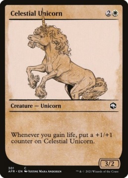 MtG: Celestial Unicorn (xAFR)