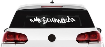 Naklejka na auto przednią szybę MOST WANTED speed nfs *60cm *Kolory
