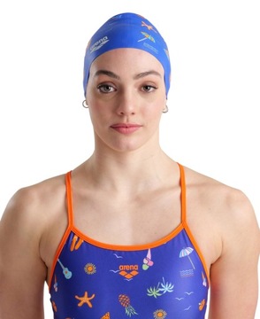 Шапочка для плавания Arena Print 2 BEACH VIBES