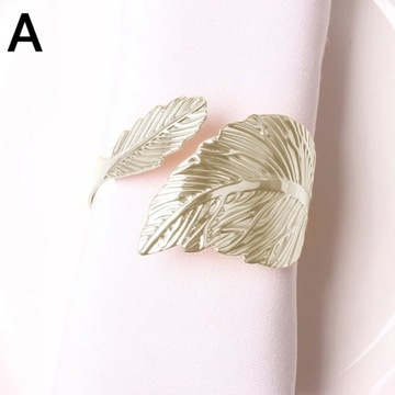 Leaf Napkin Ring Napkin Holder Rings For Thanksgiving Wedding Christmas