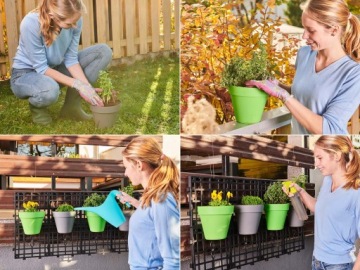 Цветочный горшок x4 FLOWER BIN