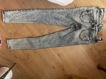 Spodnie jeans kolce River island marmurki 36 s