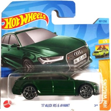 HOT WHEELS '17 AUDI RS 6 AVANT HKH69 HW вагони