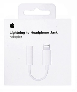 ORYGINALNA PRZEJŚCIÓWKA LIGHTNING NA MINI JACK 3.5MM - MMX62ZM/A