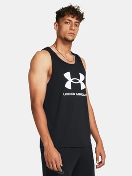 KOSZULKA MĘSKA UNDER ARMOUR BEZRĘKAWNIK SPORTOWY WIOSENNY BAWEŁNA 1382883