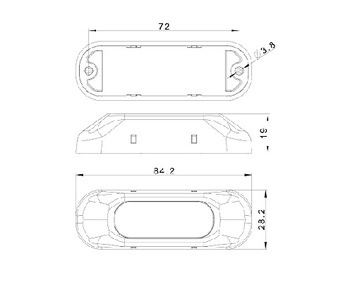 СВЕТОДИОДНАЯ СИГНАЛЬНАЯ ЛАМПА OSRAM FT-210, МИГАЮЩАЯ
