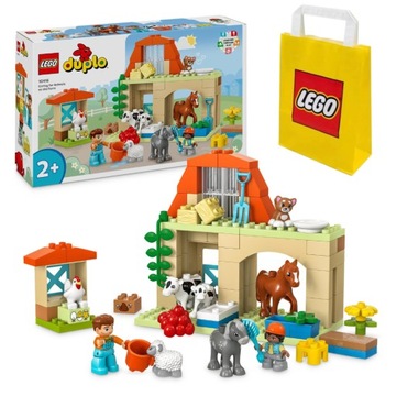 LEGO Duplo 10416 Opieka nad zwierzętami na farmie 8 figurek zwierząt Rolnik