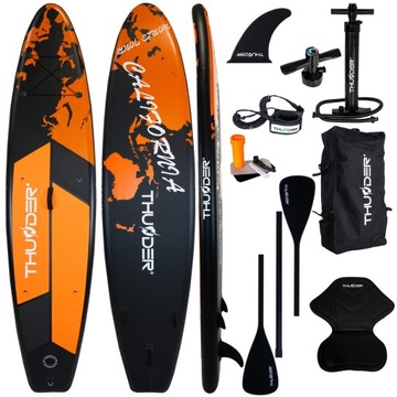 Deska SUP 365CM paddle board do pompowania plecak + wiosło Thunder