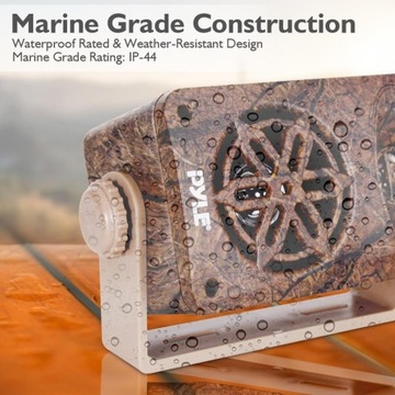 Комплект водонепроницаемых колонок Pyle PLMR24DK терраса, сад