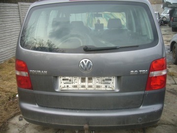 VOLKSWAGEN TOURAN I VÍKO KUFRU KUFRU ZADNÍ KOMPLETNÍ