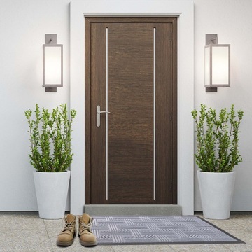 WYCIERACZKA POD DRZWI WEJŚCIOWA ZEWNĘTRZNA DO BUTÓW WEWNĘTRZNA GUMOWA 75x45