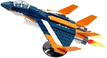 3w1 KLOCKI LEGO CREATOR ODRZUTOWIEC DŹWIĘK 31126