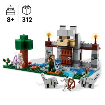 LEGO Minecraft 21261 Волчья крепость