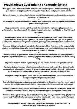 Prezent na Chrzest Święty Komunie Roczek Biblia