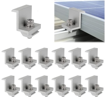 KLEMA KOŃCOWA DLA MOCOWANIE FOTOWOLTAIKA PANEL,12x