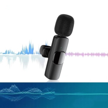 НАБОР 2х БЕСПРОВОДНЫХ МИКРОФОНОВ USB C НА ЗАЖИМЕ USBC 2 МИКРОФОНА