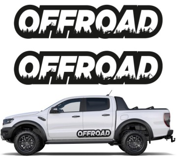 Samolepka Na Auto Off Road Les 20x87 cm 2ks