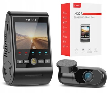 Wideorejestrator Kamera samochodowa VIOFO A229 DUO-G rejestrator GPS 2K
