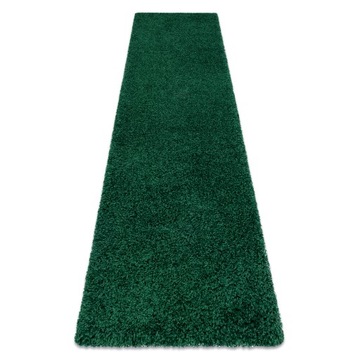 DYWAN shaggy SOFFI 80x300 jednolity ZIELONY #AF104