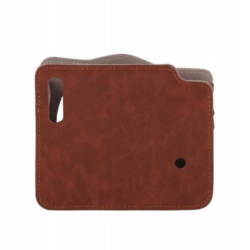 Чехол из искусственной кожи для FujiFilm Instax SQ6, коричневый