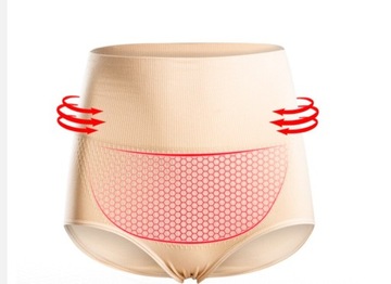 ТРУСИКИ ЖЕНСКИЕ БЕСШОВНЫЕ С ВЫСОКОЙ ПОСАДКОЙ, M/L, БЕЛЫЕ