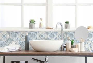 САМОКЛЕЯЩАЯСЯ ВИНТАЖНАЯ МОЗАИКА НАПОЛЬНАЯ ПЛИТКА ПВХ