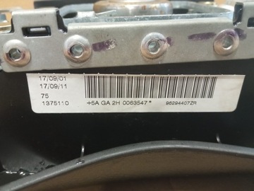 PEUGEOT 607 AIRBAG ULOŽENÍ ŘIDIČE 96294407ZR
