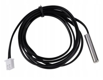 Czujnik NTC 10k 5x25mm z przewodem 10m termistor