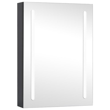 Szafka łazienkowa z lustrem i LED, 50x13x70 cm