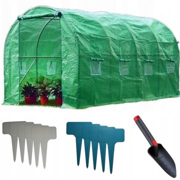 TUNEL FOLIOWY OGRODOWY 2,5x4m 10m2 SZKLARNIA PREMIUM - PROFIL Fi 25 x 0,7mm