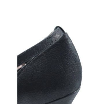 ADOLFO DOMINGUEZ Размер EU 39, черные туфли с открытым носком