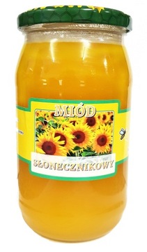 Miód słonecznikowy Pasieka Trzebiszewo 1,1 kg