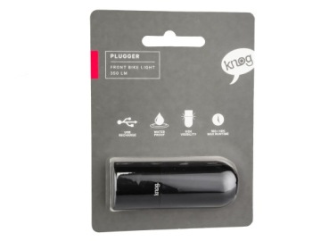 KNOG PLUGGER NINJA ПЕРЕДНЯЯ ВЕЛОСИПЕДНАЯ ФОНАРЬ 5 РЕЖИМОВ 350 лм С ЗАРЯДКОЙ через USB