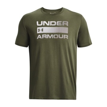 UNDER ARMOUR KOSZULKA ISSUE WORDMARK OLIVE r. L