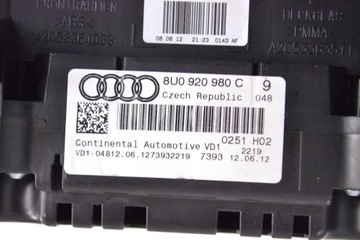 AUDI Q3 8U 2013 PŘÍSTROJOVÁ DESKA / TACHOMETR