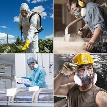 Пылезащитная маска 17 IN 1 PAINT MASK Полумаска 6200 НАБОР НАБОР