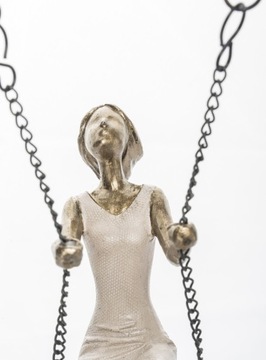 Украшение Фигура Женщина Качели Длинное Платье