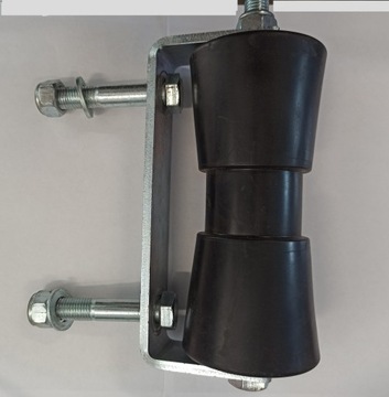 РОЛИК КИЛЯ ЛОДКИ 190мм с ЧЕРНЫМИ винтами