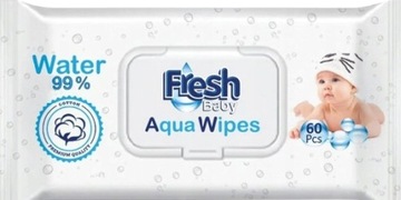 AQUAWIPES Chusteczki Aqua Wipes 99% 60 szt.
