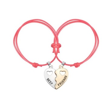 ЛУЧШИЕ ДРУЗЬЯ колье дружбы БРАСЛЕТ СЕРДЦЕ