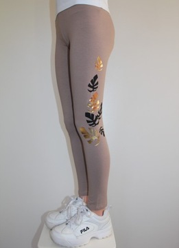 Леггинсы Детские леггинсы КАПУЧИНО сито LEAVES 140