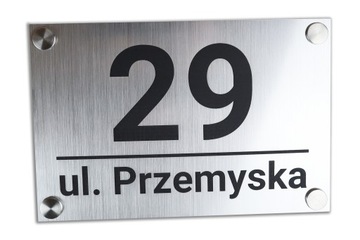Tabliczka adresowa numer na dom grawer 30x20