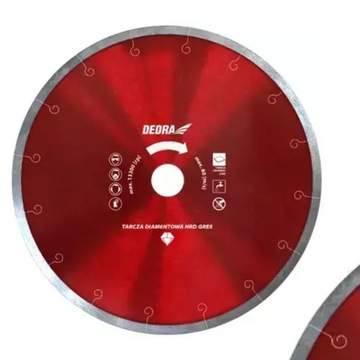 DEDRA H1064 TARCZA DIAMENTOWA HRD GRES 180/22,2 MM