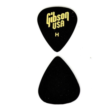 Gibson 33GG74H Heavy,Black Standard Style Plectra 10 sztuk