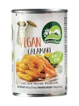 Kalmary Krążki Wegańskie z Boczniaków Naturalne w Zalewie Wegan 130/425g