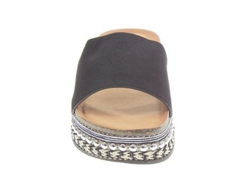 ЗАМШЕВЫЕ ТАПОЧКИ НА ПЛАТФОРМЕ RY-252 Черные