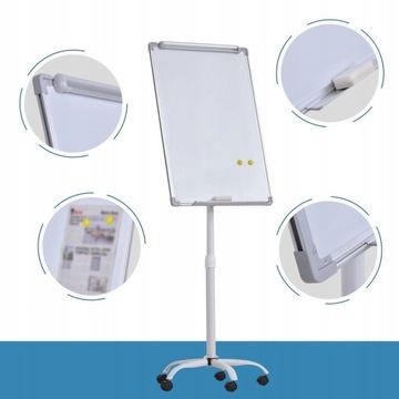 Мобильный магнитный флипчарт Магнитная доска на колесах 60х90 + БЕСПЛАТНО БЕСПЛАТНО.