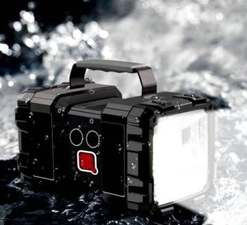 WIELOFUNKCYJNA LATARKA LED SZPERACZ POWERBANK LED